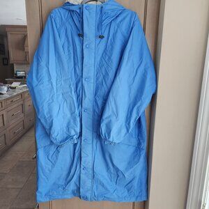 Vintage L.L. Bean Gore-Tex Rain Jacket Men’s XL Blue Waterproof Hooded Trench